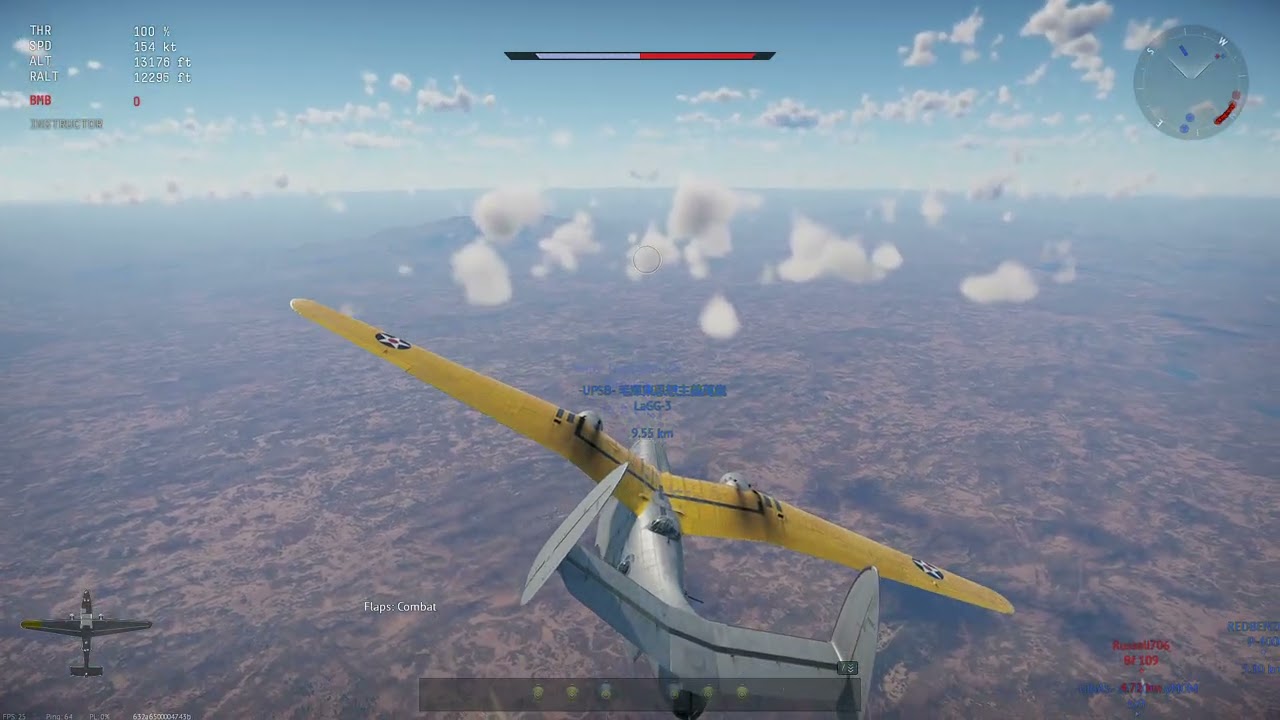 War Thunder: US Plane PBM-1 Mariner Hydro Plane/Bomber