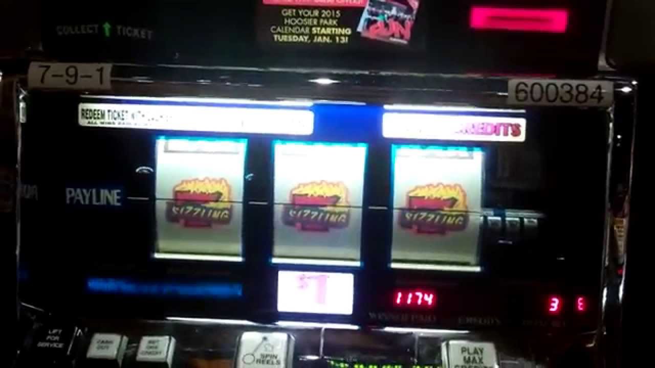 Sizzling 7 Classic Slot Machine 777 Jackpot Big Win