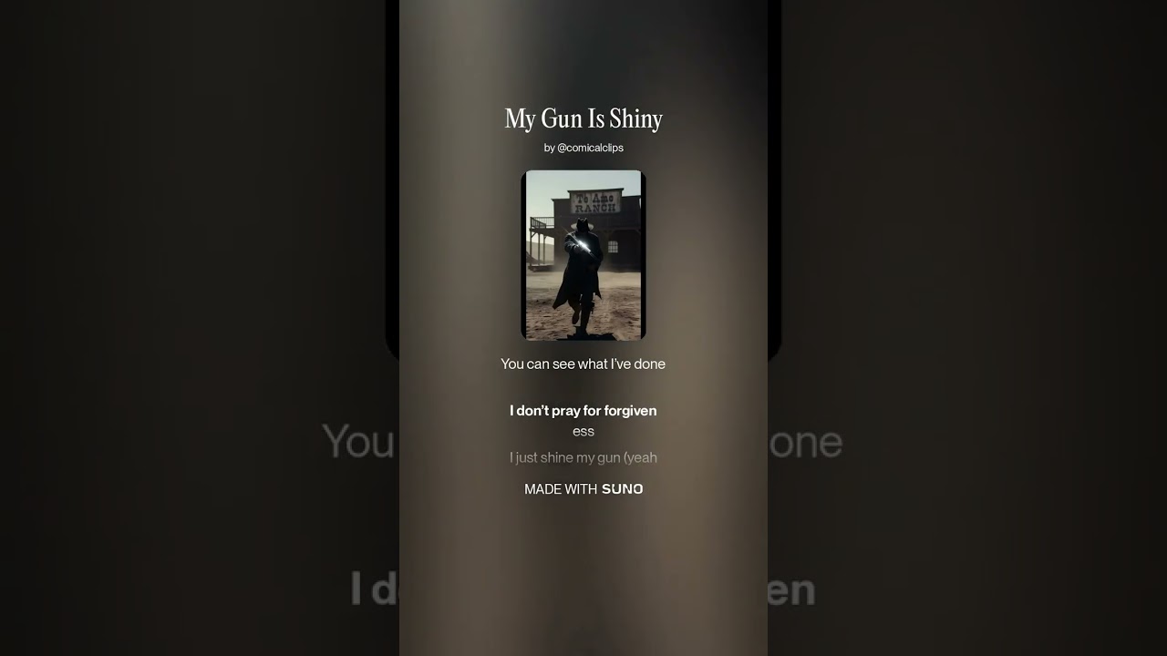 My Gun Is Shiny — Sounds, Songs & Frequencies | Official Audio / Suno Exclusive #music