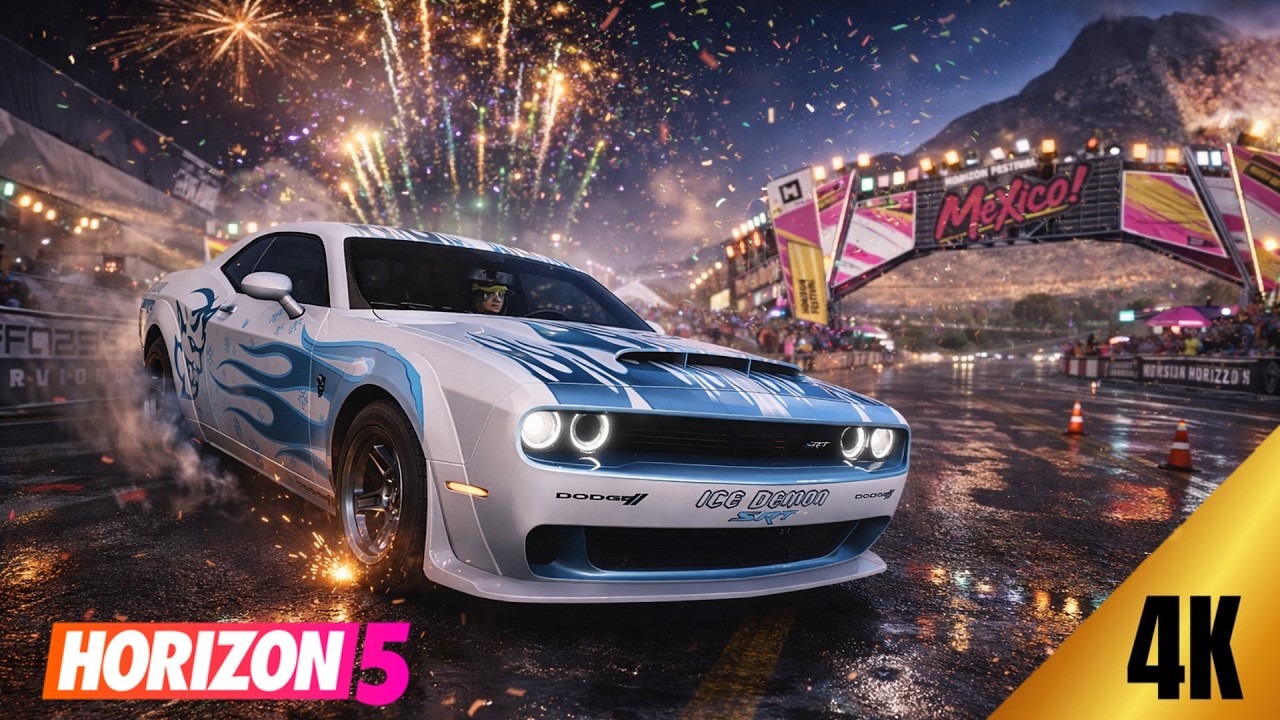 Forza Horizon 5 Dodge SRT Demon 2018 4K