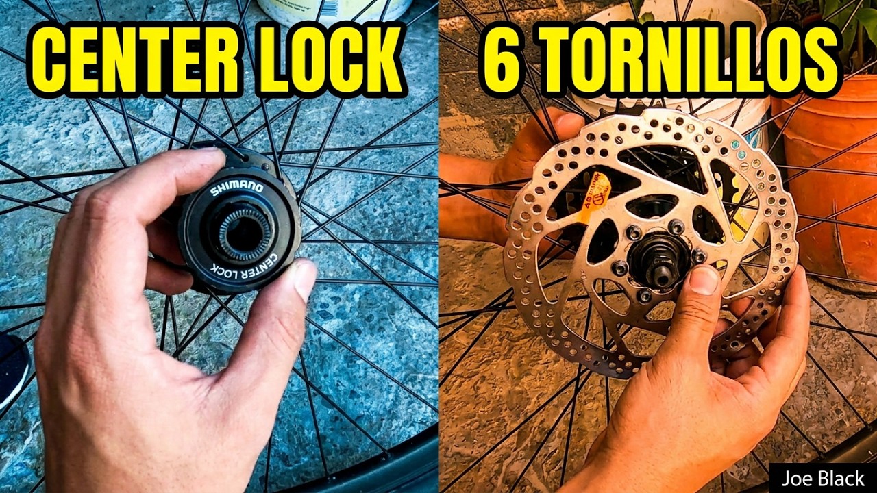 Colocando Discos Shimano Center Lock y de 6 Tornillos Bicicleta Veloci