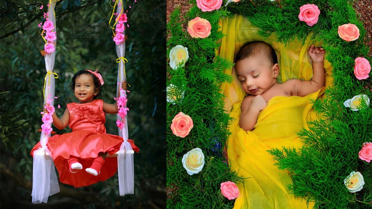 Photoshoot of 2 cute babies ( 3 months & 1 yr ). Behind the scenes