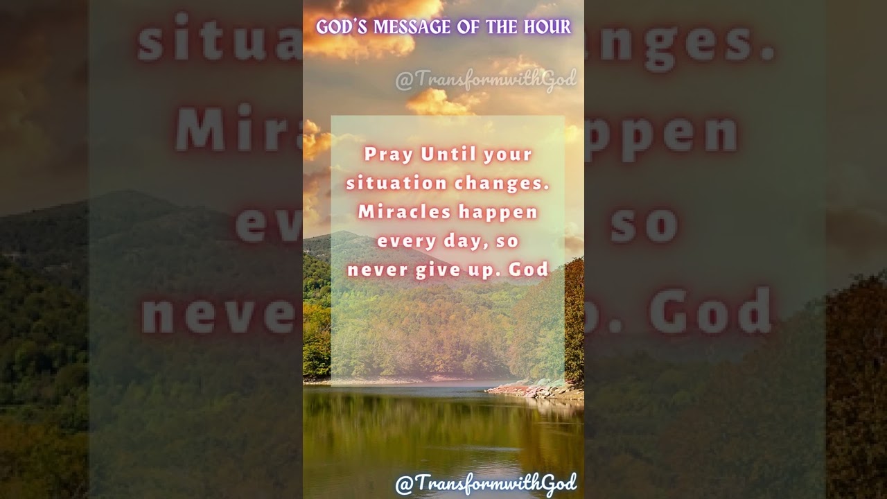 God's Message For THIS HOUR - 📨 Jesus Christ - God Blessings 