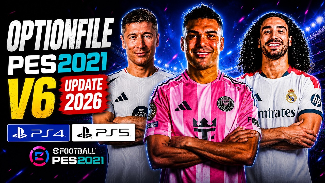 Review PES2021 V6 Update July 2026 Untuk PS4 PS5