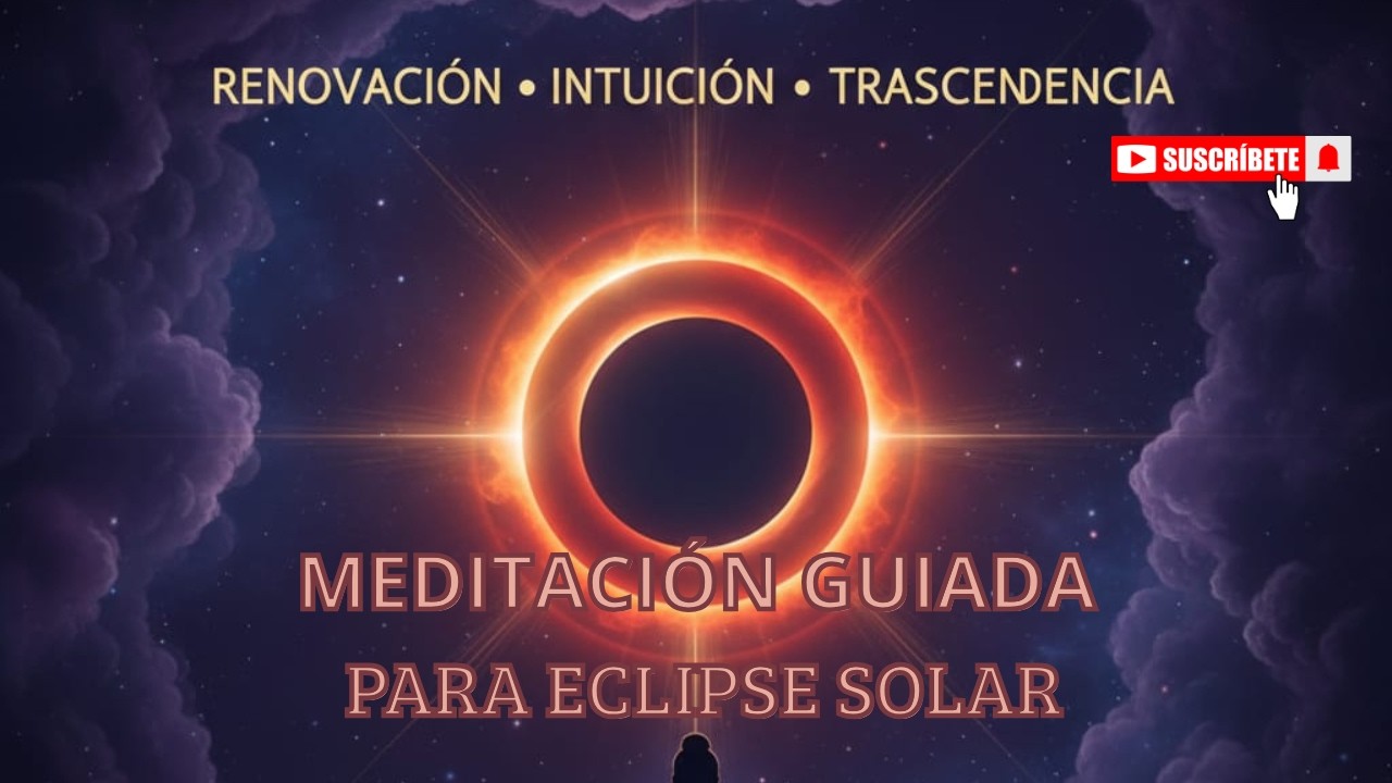 Meditación para el eclipse: Trascender la sombra para renacer #meditacionesdeluz #eclipse #meditar