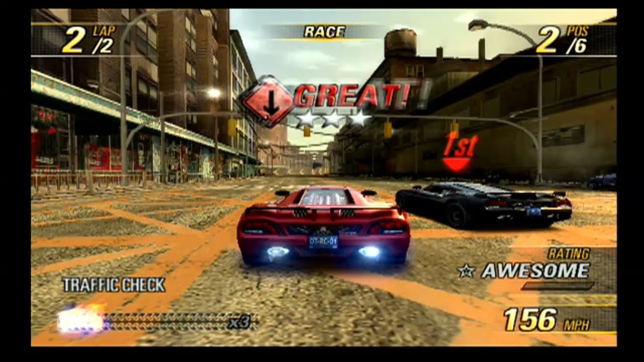 Burnout Revenge (PS2 OPL 1.0) gameplay