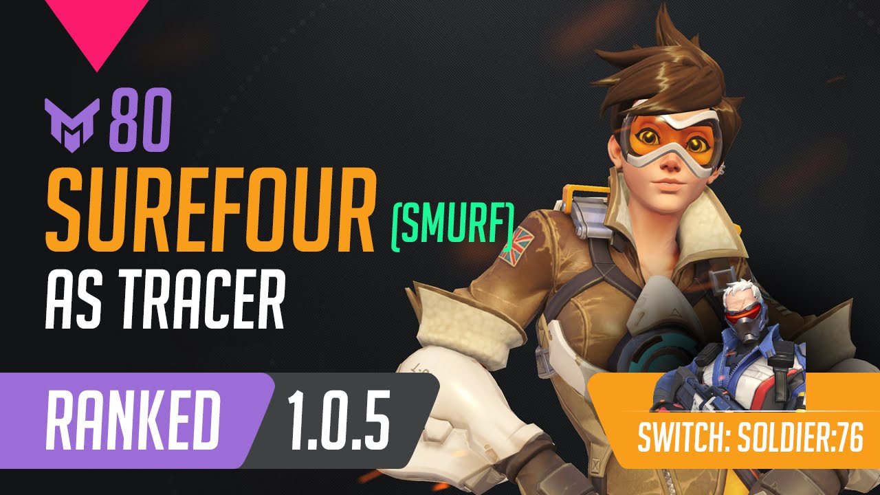 [0142][Rating:80] C9 Surefour as Tracer and Soldier:76 on Numbani Hybrid 1.0.5