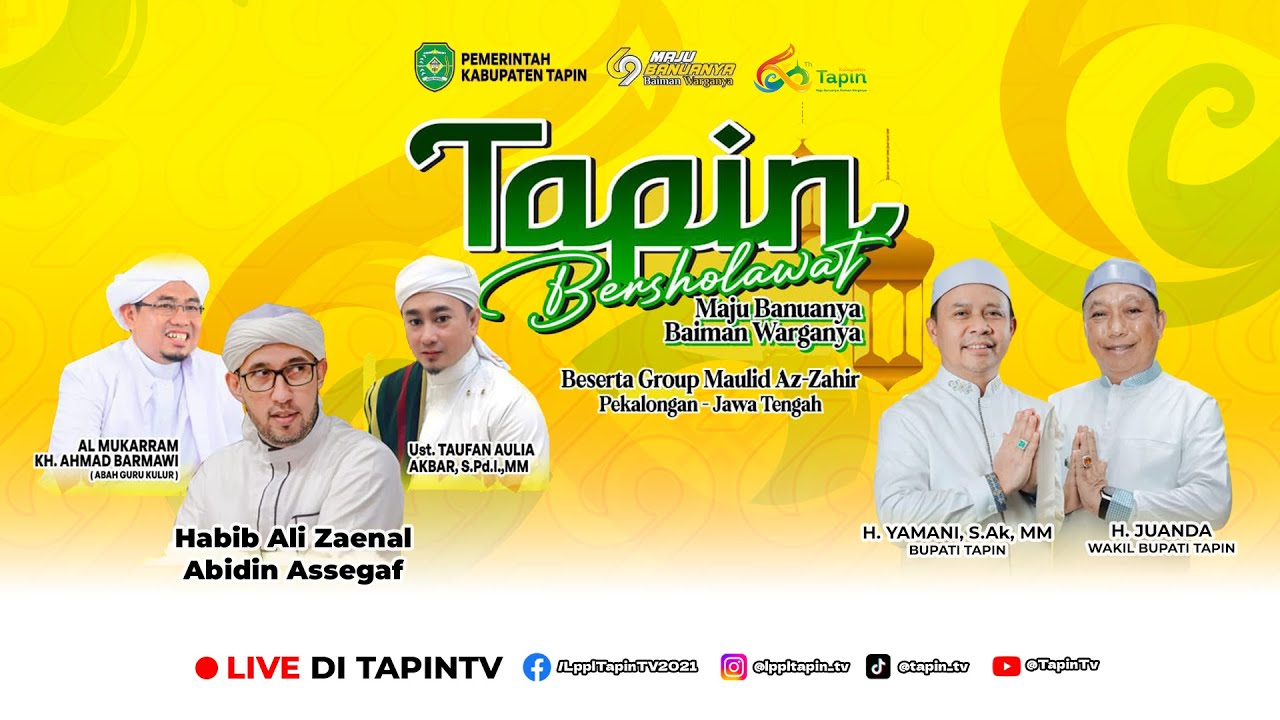 TAPIN BERSHOLAWAT dalam rangka 