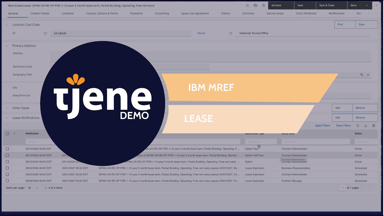 IBM MREF Lease