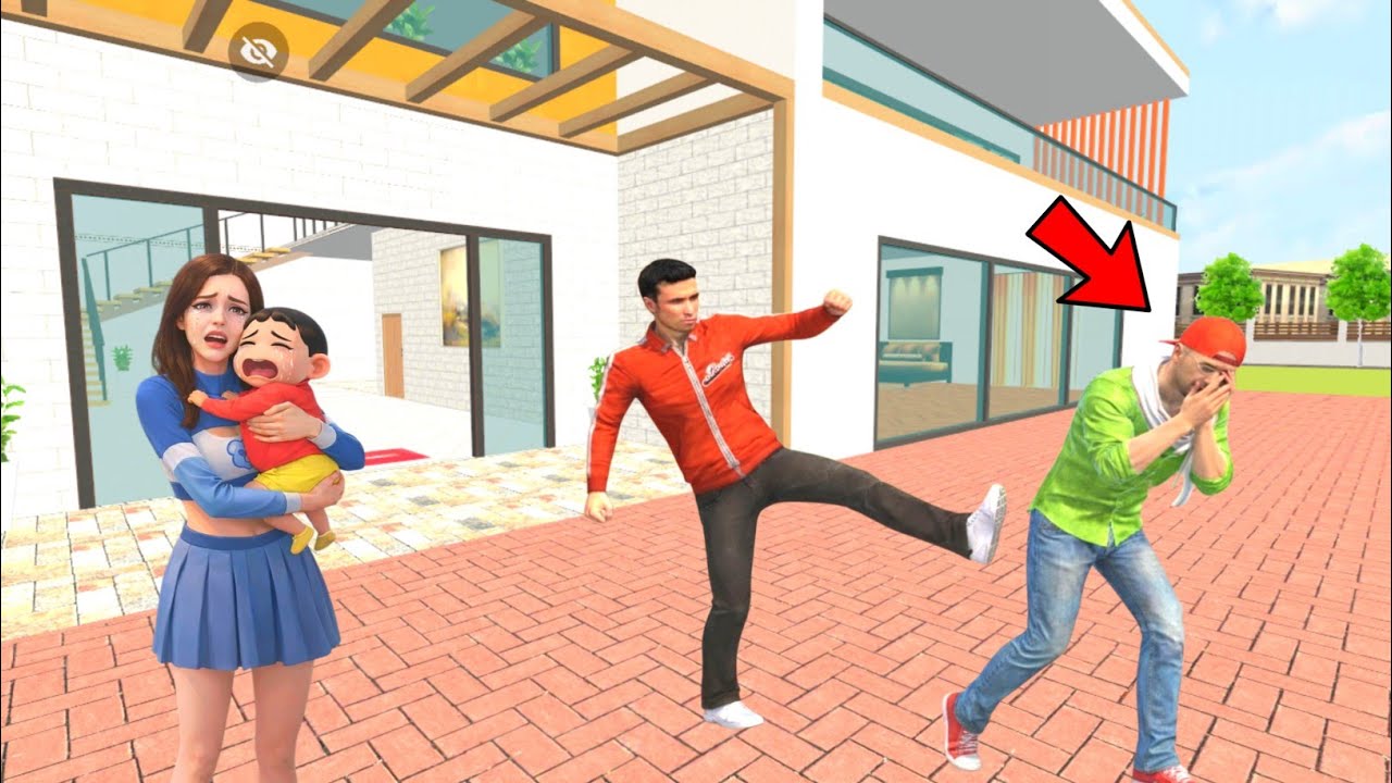 Franklin Ko Chacha Ji Ne Laat Maar Ke Bhaga Diya 😭 In Indian Theft Auto Simulator 🔥💥