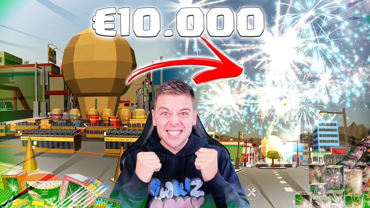 €10.000 VUURWERK SHOW MAKEN!!