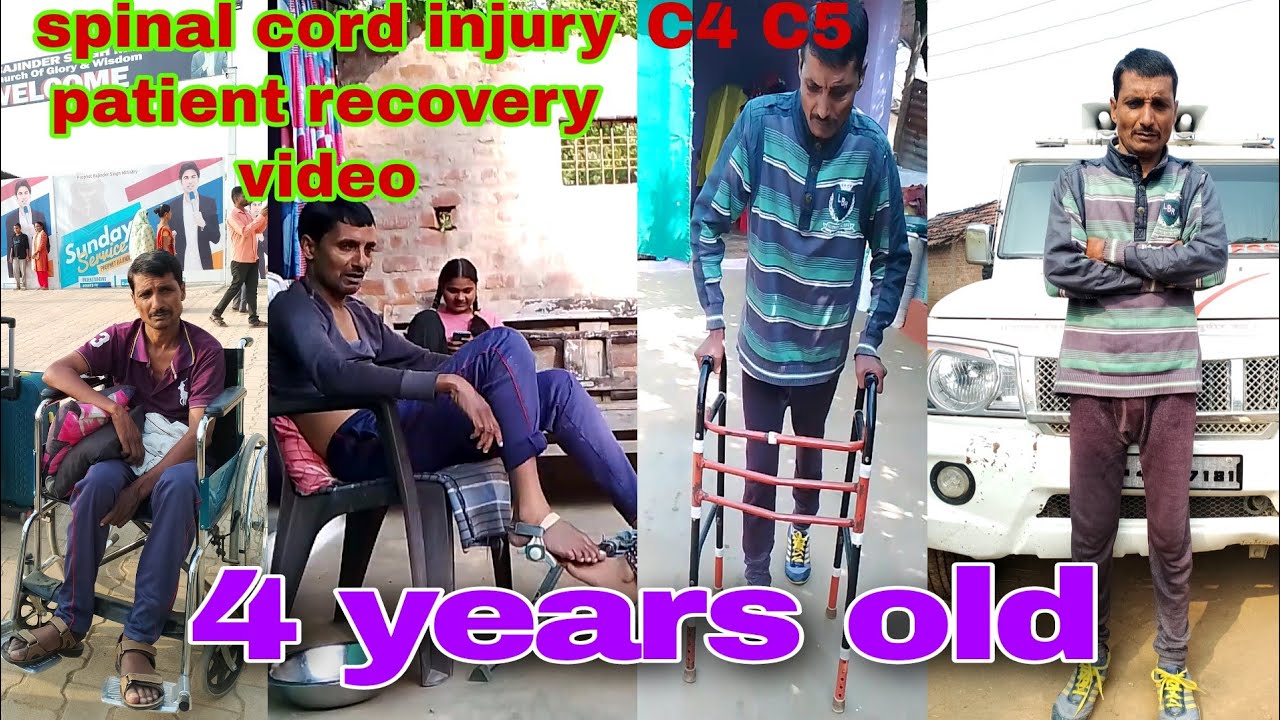 spinal cord injury patient C4 C5 recovery video