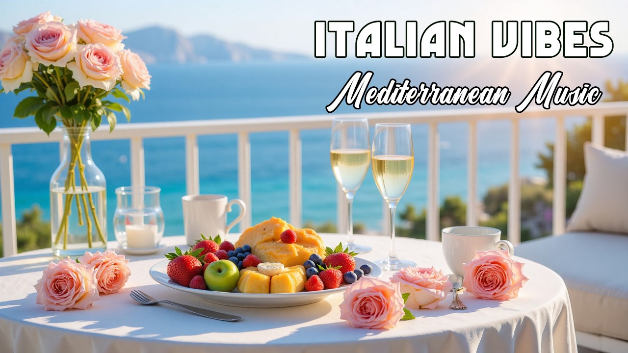 The Best 🇮🇹 Italian Music🎶 Italian Vibes 🎶 1+ Hour Scenic Amalfi Coast & Lake Como Relaxation 4K