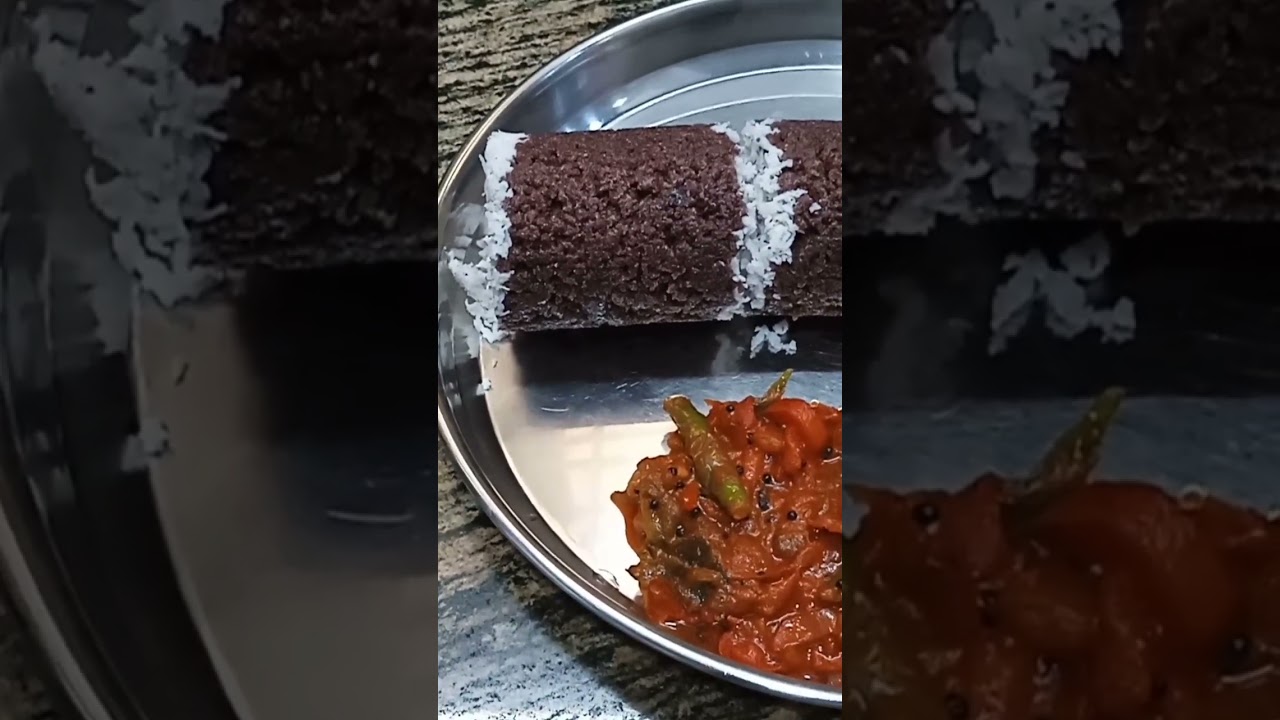 Ragi puttu,Tomato Roast Ramani's Kitchen