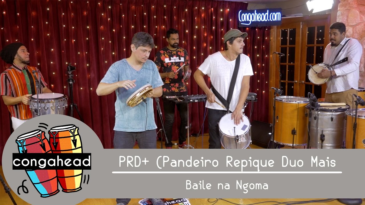 PRD+ (Pandeiro Repique Duo Mais) perform Baile na Ngoma