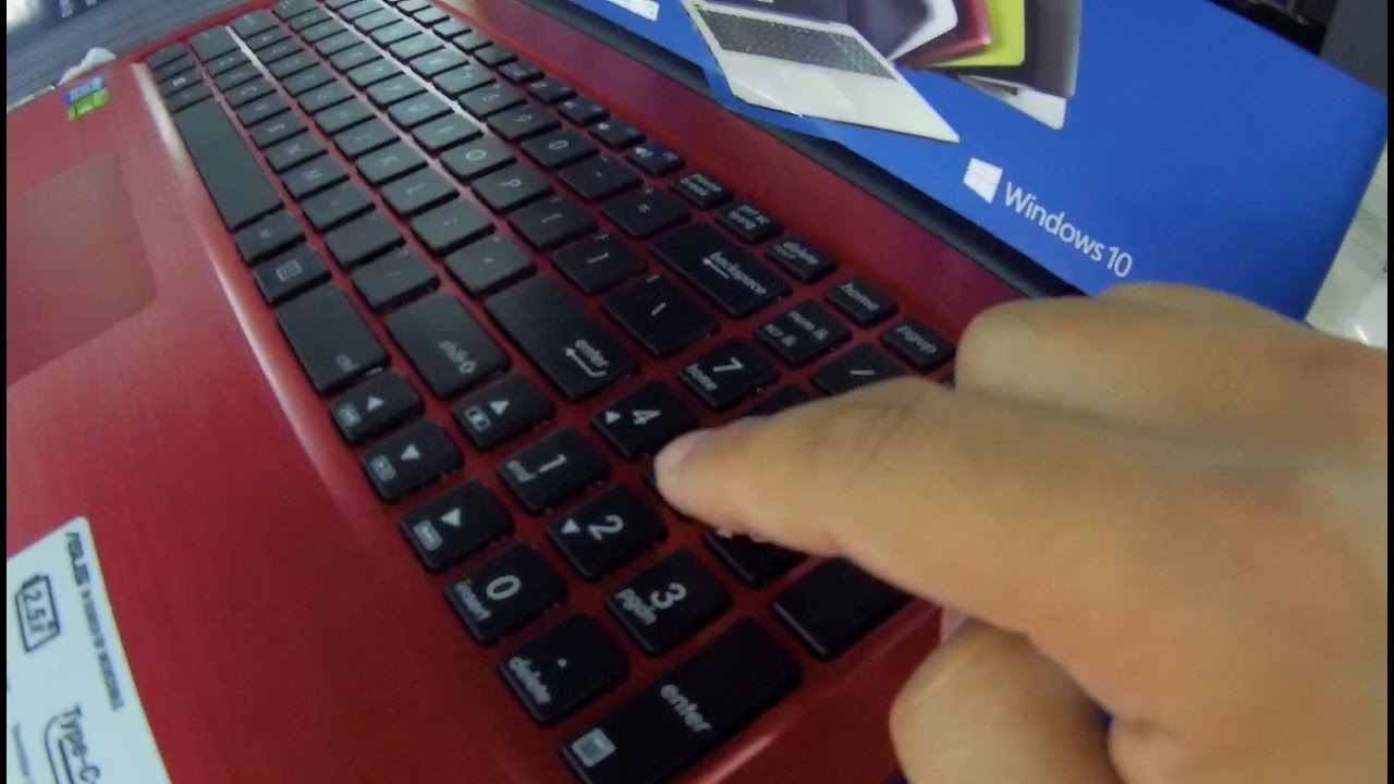 Asus Laptop with Numpad