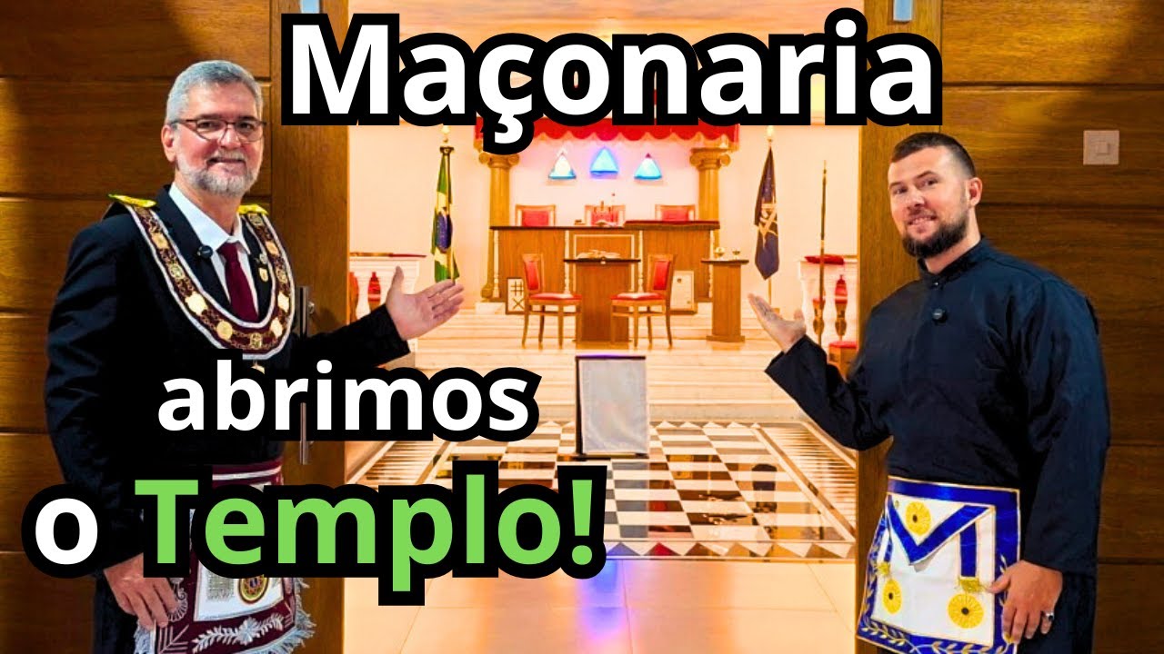 Ma&ccedil;onaria: Voc&ecirc; Nunca Viu o Interior de um Templo Assim&hellip; Prepare-se!