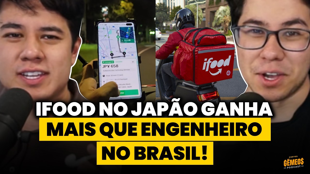 IFOOD NO JAPÃO VALE A PENA?  QUANTO GANHA POR MÊS?!