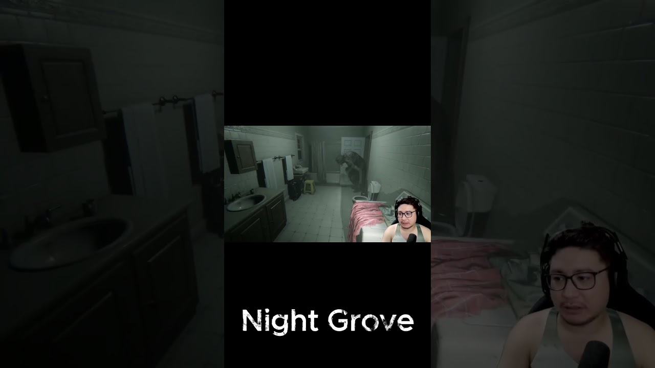 A big monster will scare you. The new horror game Night Grove. #horrorgaming #scary #creepy #steam