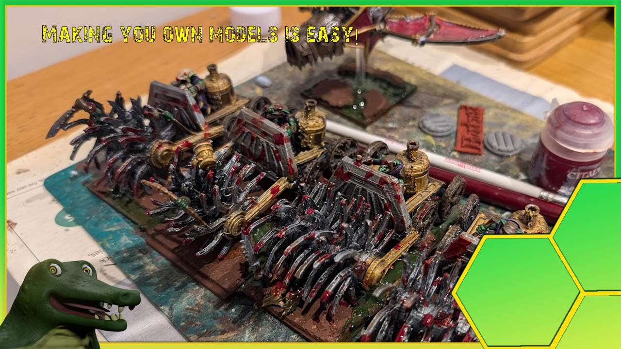 Making my own wargaming models in blender-  Goblin Mincer