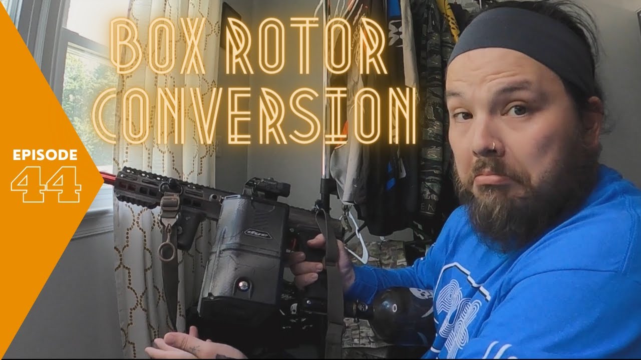 Mount a Dye Box Mag onto the Planet Eclipse EMF100 - Nightmare PB Box Rotor Mod - Episode #044