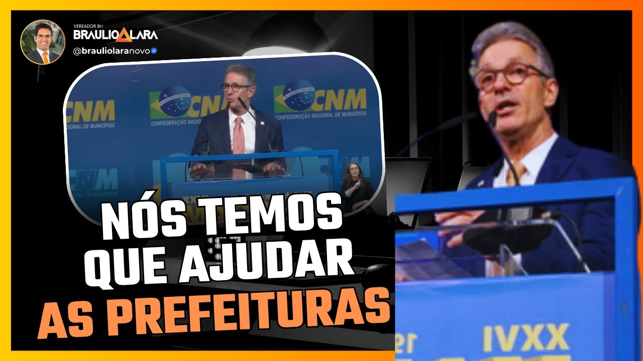 DISCURSO DE ROMEU ZEMA NA 26ª Marcha dos Prefeitos em Brasília