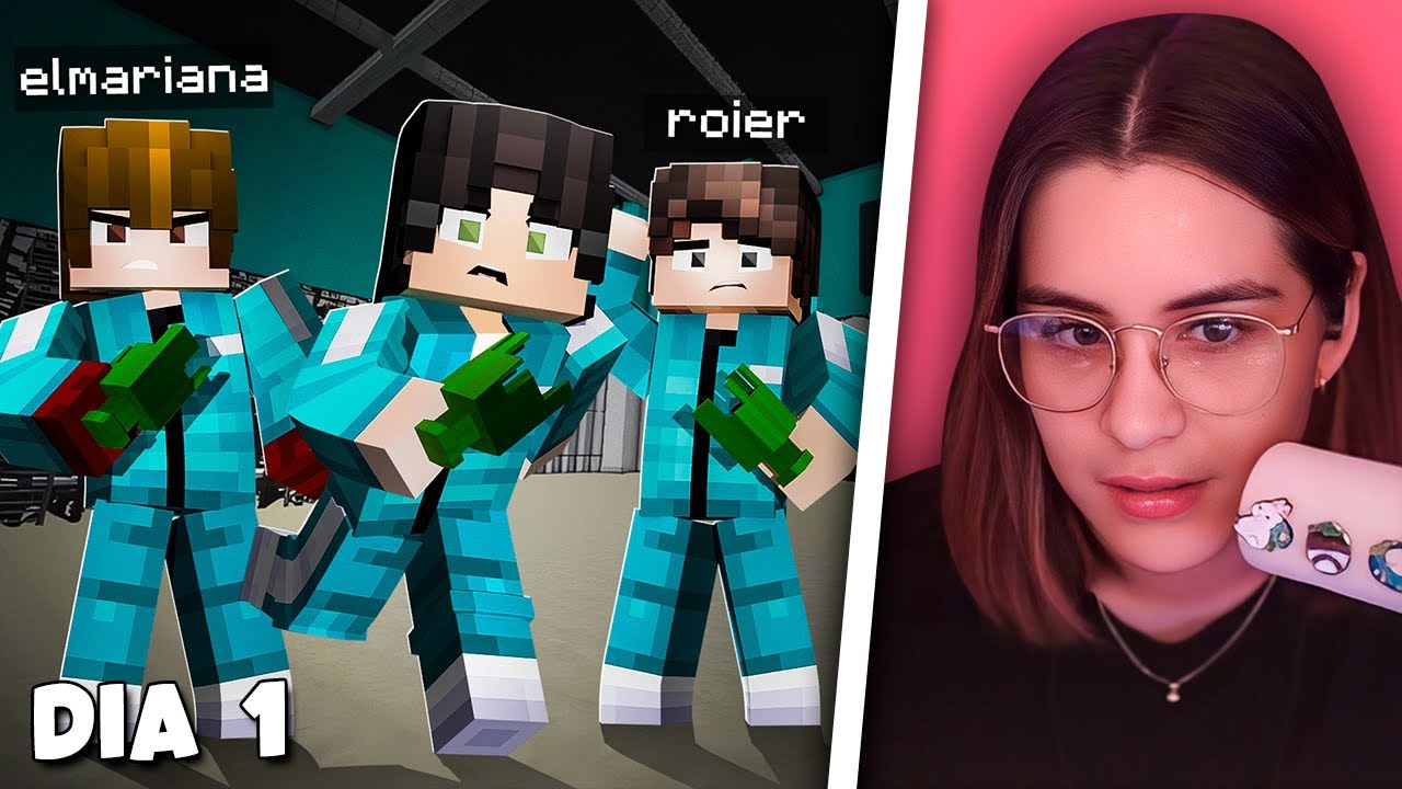 A 1 SEGUNDO DE QUEDAR ELIMINADA 😭 | SQUID CRAFT 3 - DIA 1
