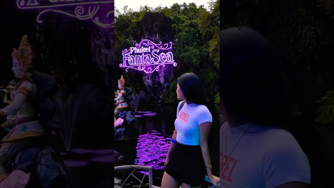 Walking around before the show begins. At Phuket Fantasea 🇹🇭