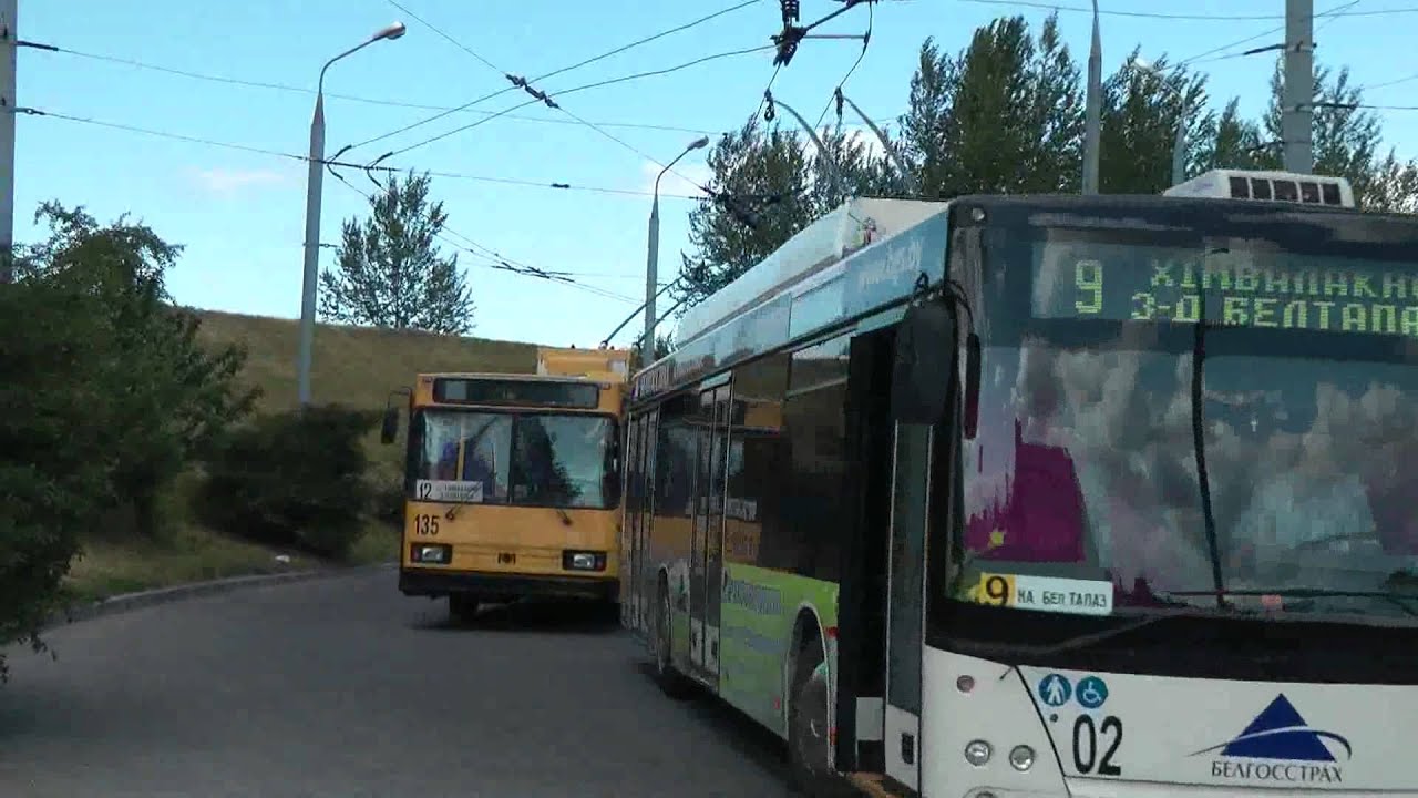 GRODNO TROLLEYBUSES BELARUS JUNE 2011