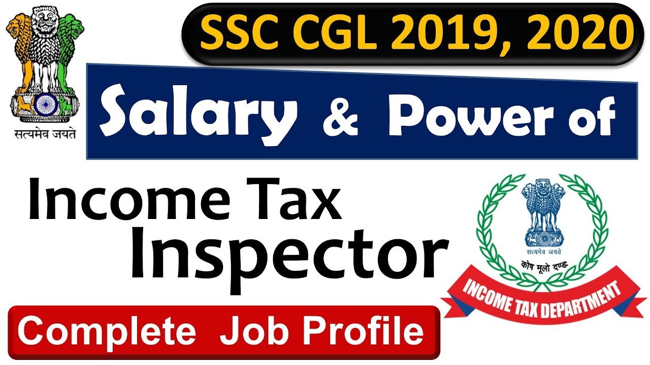 Income Tax Inspector JOB Profile