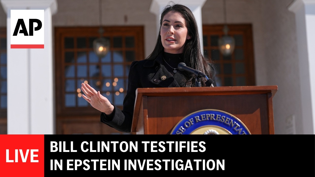 LIVE: Outside building as Bill Clinton testifies in House Epstein investigation
