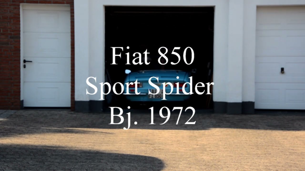 fiat 850 spider zum doktorsee movie