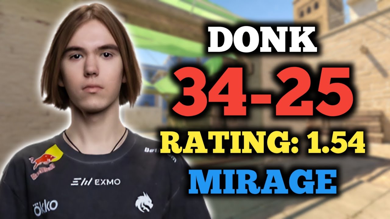 DONK (34-25) SPIRIT vs VITALITY (MIRAGE) STARLADDER BUDAPEST MAJOR 2025 (SEMI FINAL)