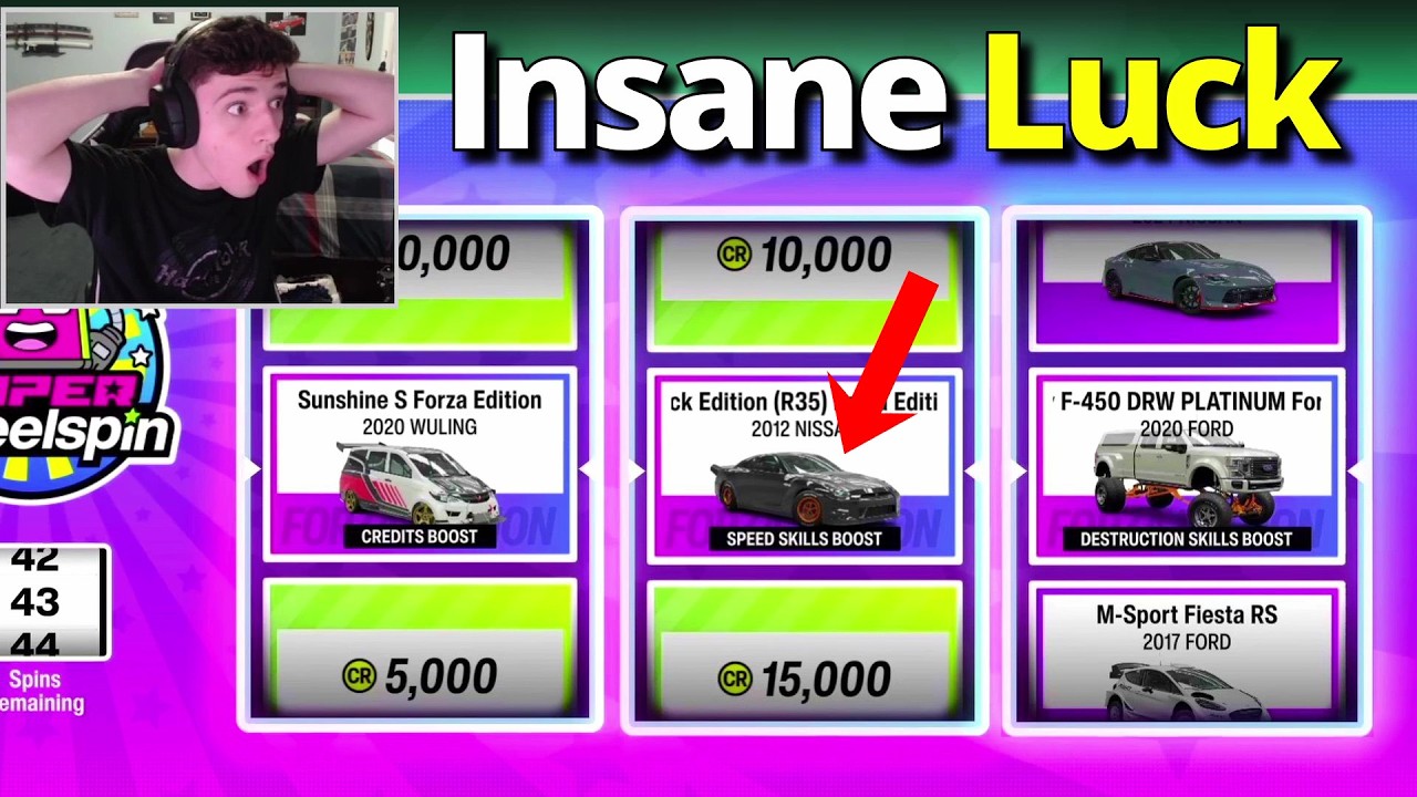 САМОЕ УДАЧНОЕ открытие супервращений в Forza Horizon 6! (300+ вращений)