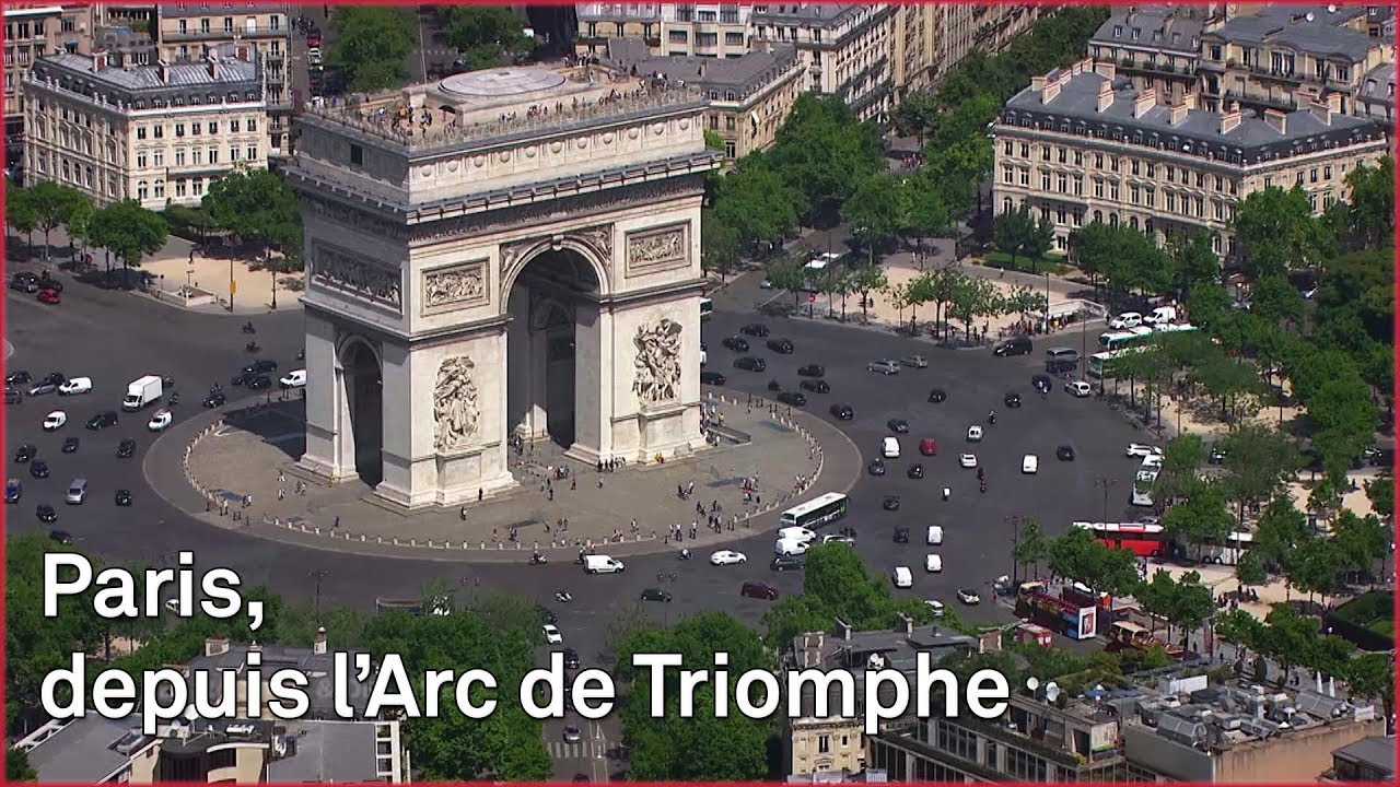 Paris, depuis l'Arc de Triomphe