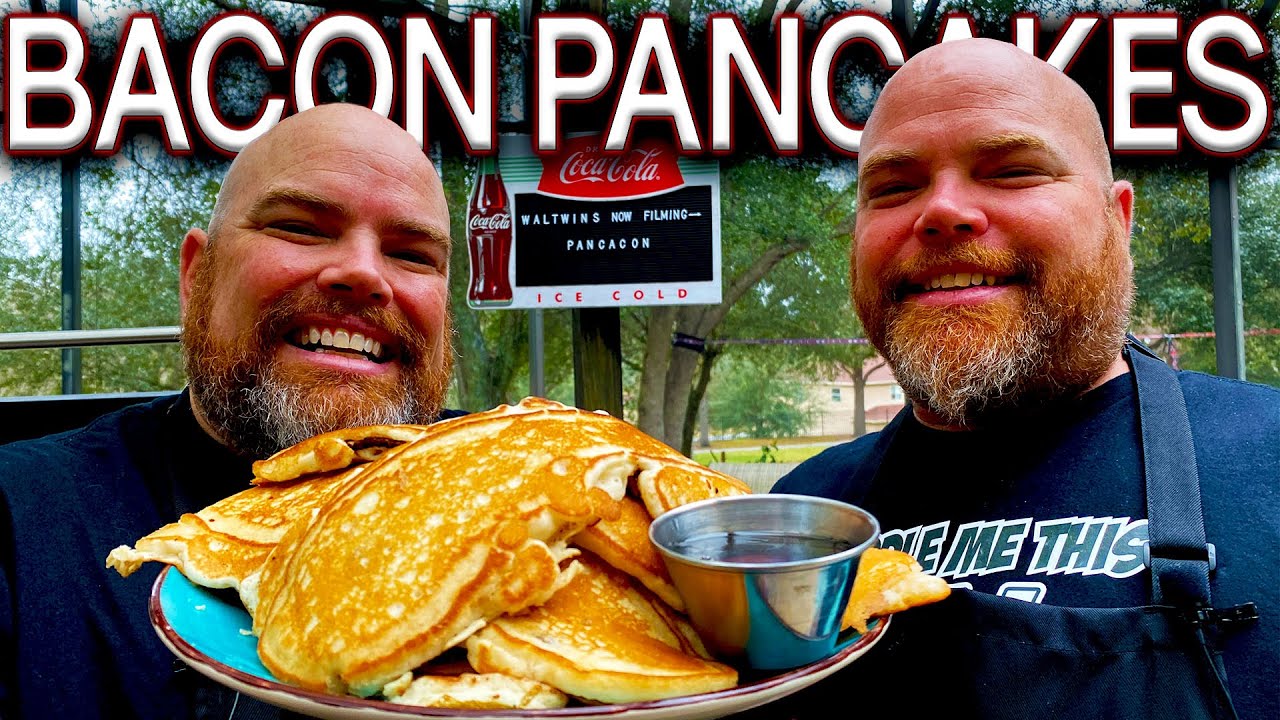 AMAZING BACON PANCAKES ON THE BLACKSTONE GRIDDLE! EASY BREAKFAST 