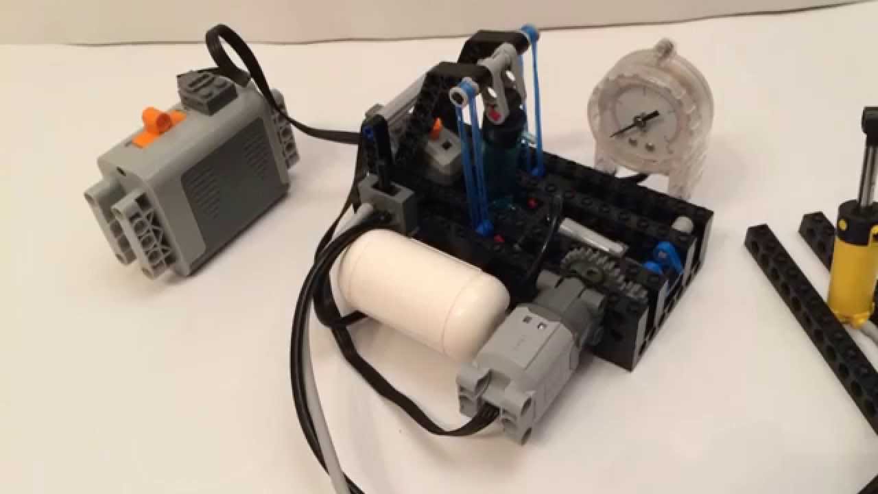 Lego pneumatic compressor (automatic)