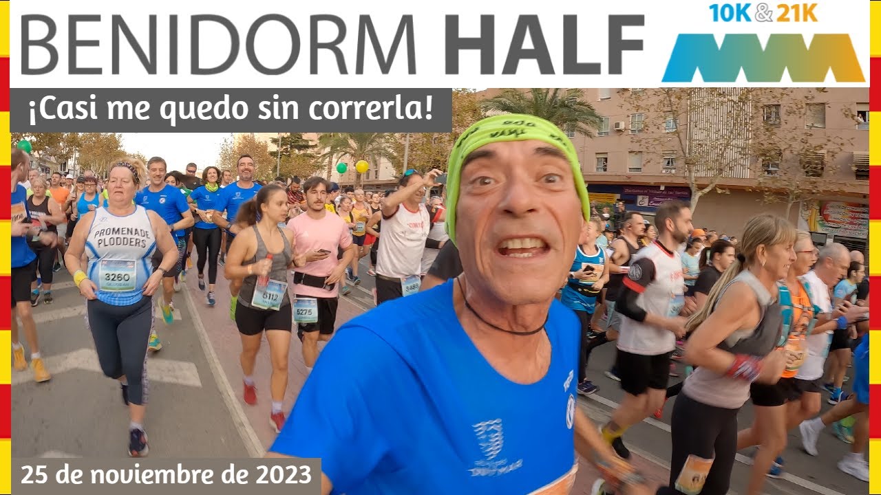 🏃🏽‍♀️ BENIDORM HALF (10k & Media Maratón) 🏃🏽 25-noviembre-2023 #running #benidorm #halfmarathon