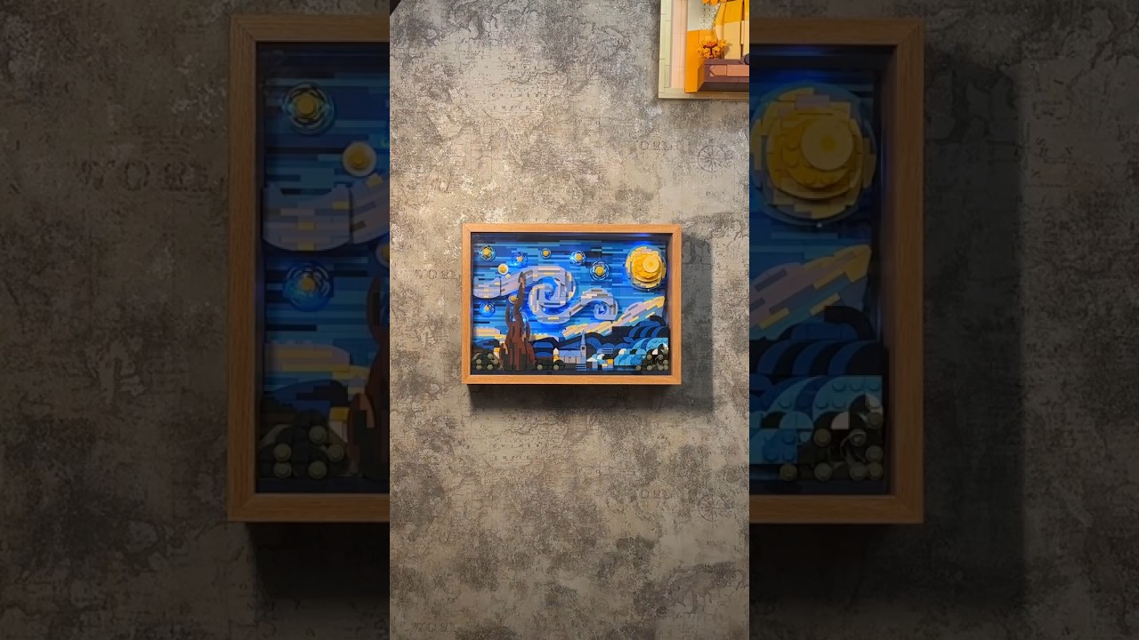 Do you have a Starry Night set with lights?#fyp #afol #lego #vangogh #starrynight