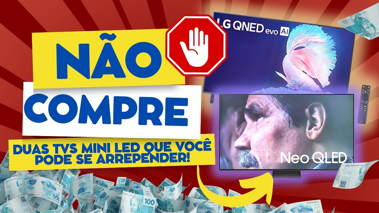MINI LED DE MENTIRA? DUAS TVS QUE NÃO ENTREGAM A EXPERIÊNCIA REAL DO MINI LED!