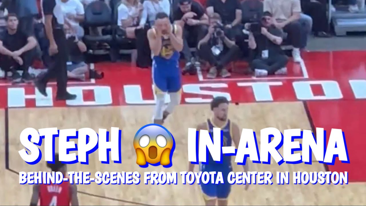 Fans react to Steph Curry’s 😱 shot over Dillon Brooks +more behind-the-scenes from Warriors-Rockets