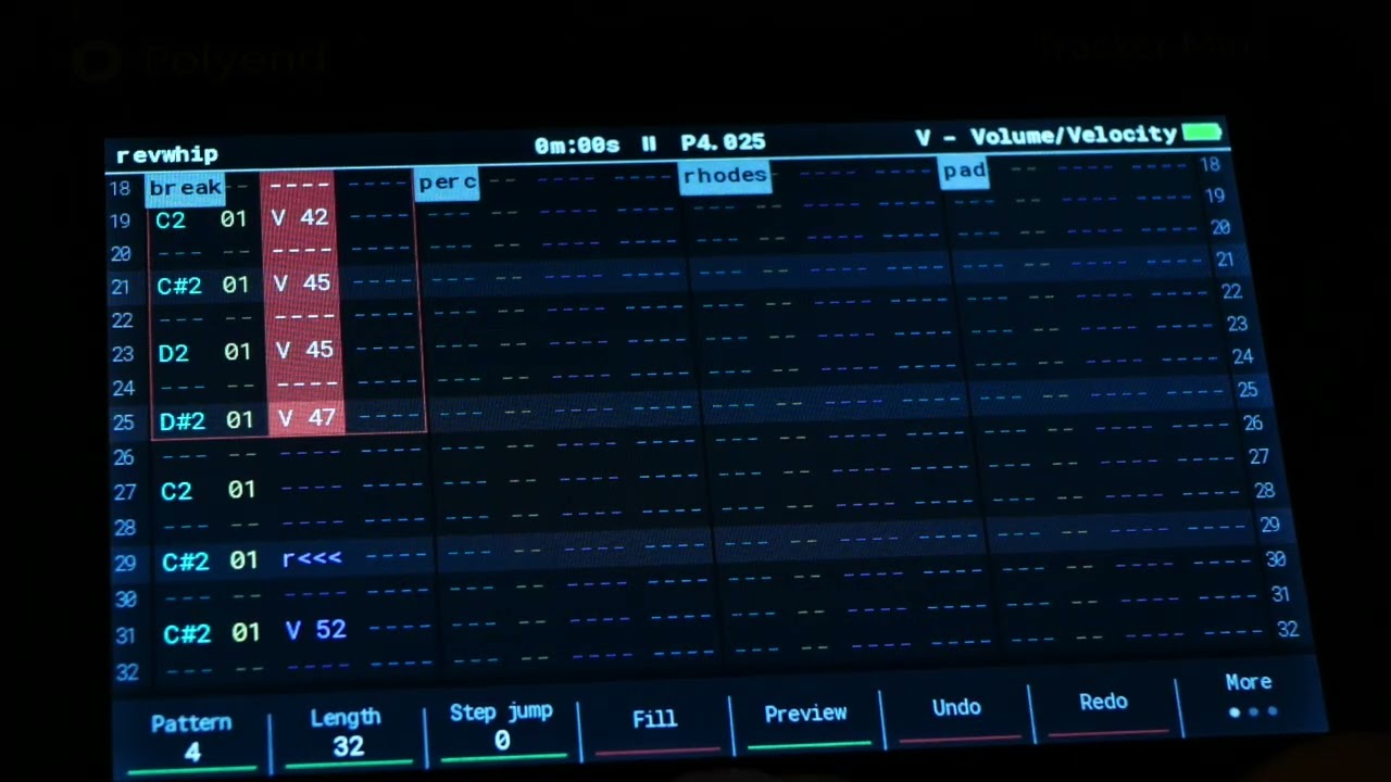 Polyend tracker Photek style drum chopping explanation