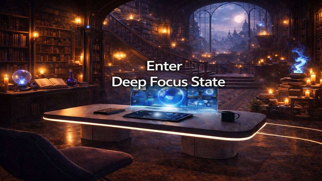 Deep Work Atmosphere • Maximum Focus and Productivity • Deep Work Atmosphere