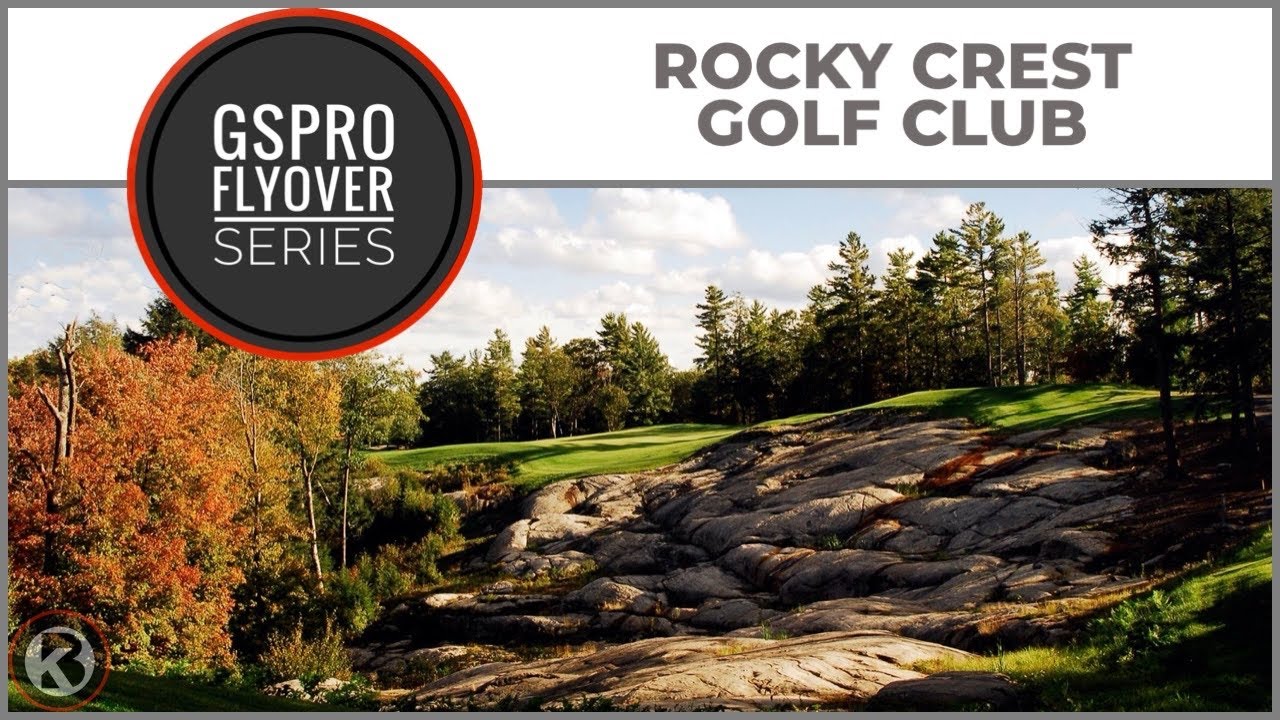 GSPro Course Flyover - Rocky Crest Golf Club - Designed by hoselrocketto
