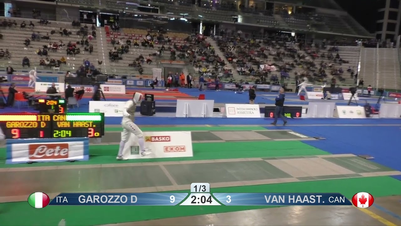 2023 134 T16 06 M F Individual Torino ITA GP GREEN VAN HAASTER CAN vs GAROZZO ITA