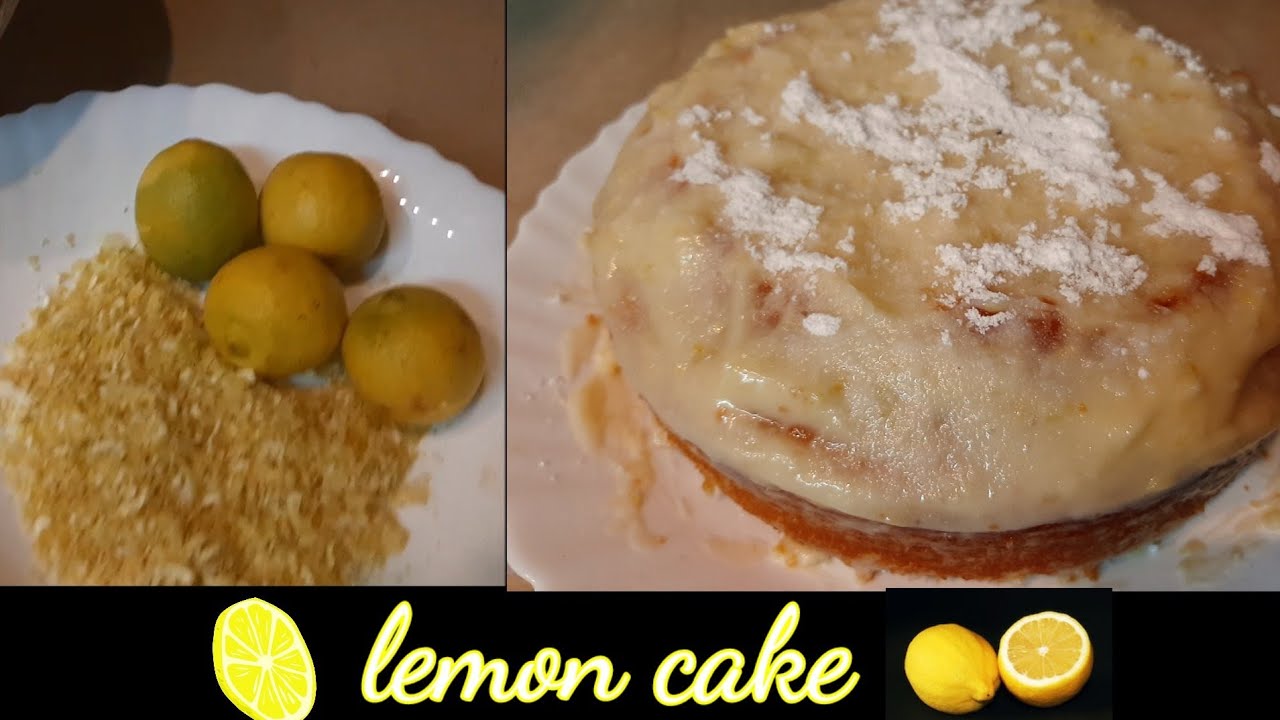Homemade Lemon Cake. Lemon Cake Recipe