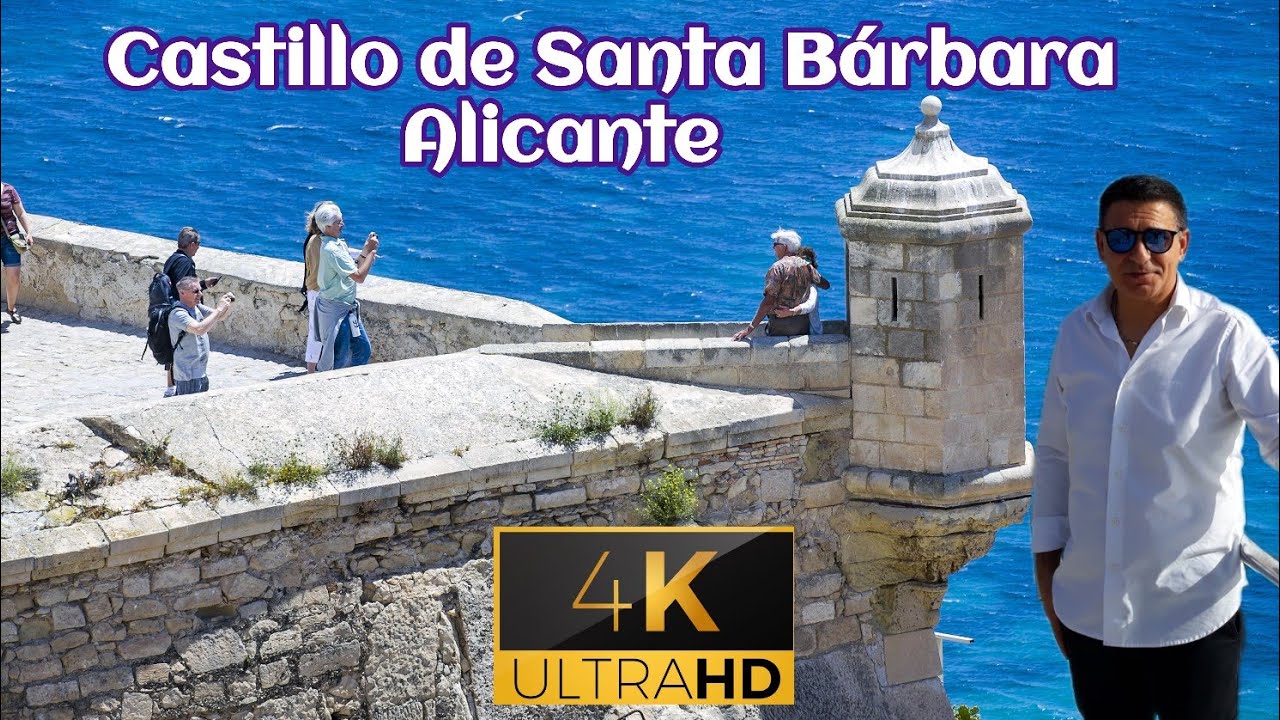 Castello di Santa Barbara, Alicante - 4K Spagna, Fortezza Medievale