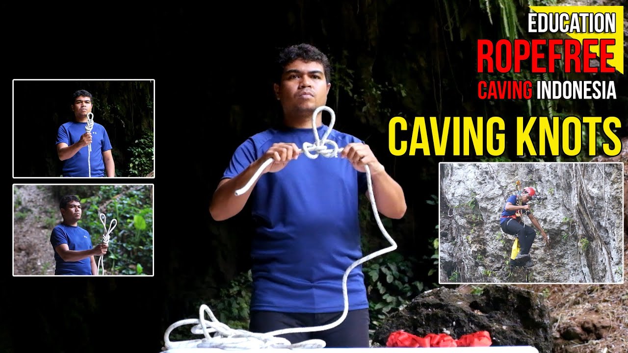 СПЕЛОГИЧЕСКИЕ УЗЛЫ | SIMPUL CAVING | RopeFree Caving Indonesia