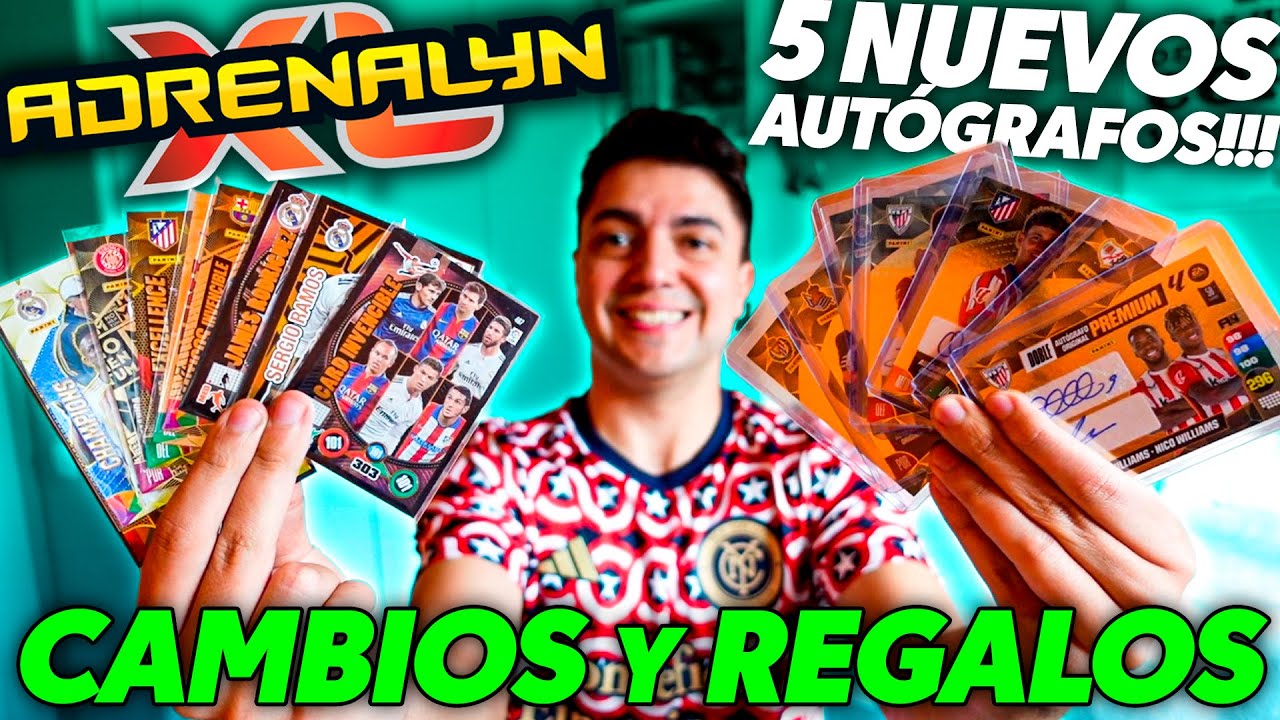 PRIMER DOBLE AUTÓGRAFO ORIGINAL de ADRENALYN XL 2024-25!!! CAMBIOS y REGALOS con SUSCRIPTORES #3