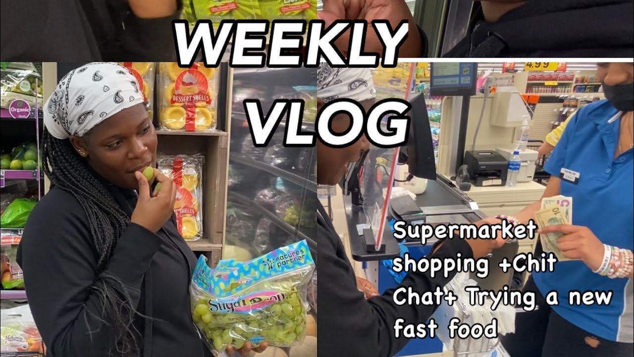 Supermarket shopping+Chit Chat +Trying new fast foot +more